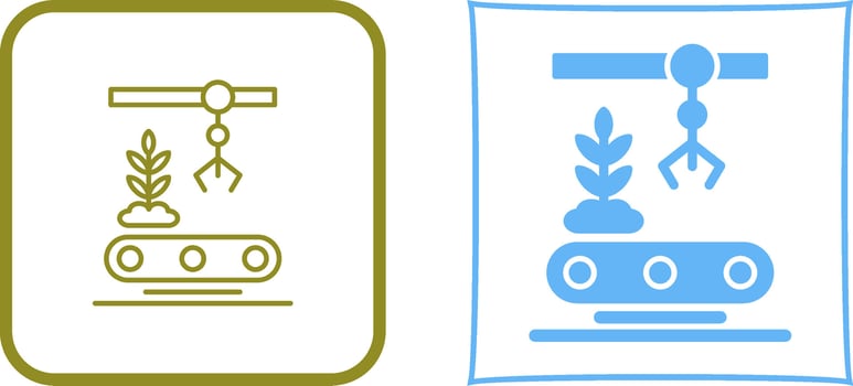 Conveyor Icon Design vector