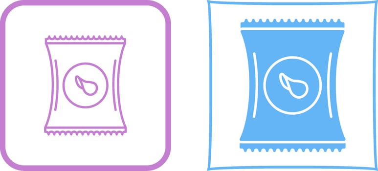 Chips Icon Design vector