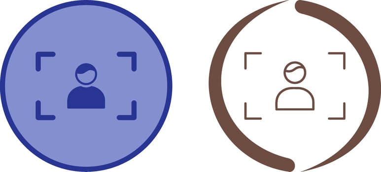 Unique Focus Icon Design vector