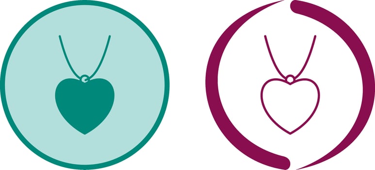 Locket Icon Design vector