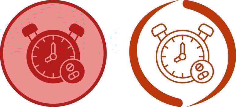 Clock Icon Design vector