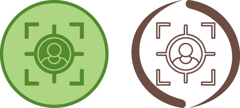 Target Icon Design vector