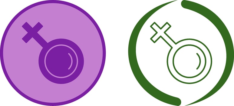 Female Icon Design vector
