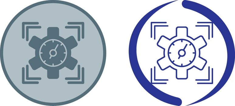 SEO Perfomance Icon Design vector