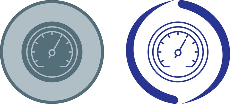 Speedometer Icon Design vector