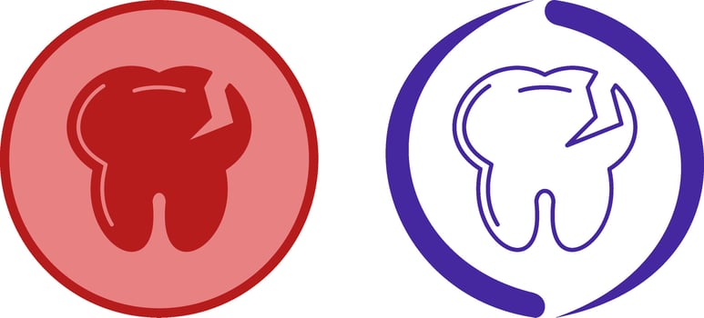 Tooth Icon Design vector