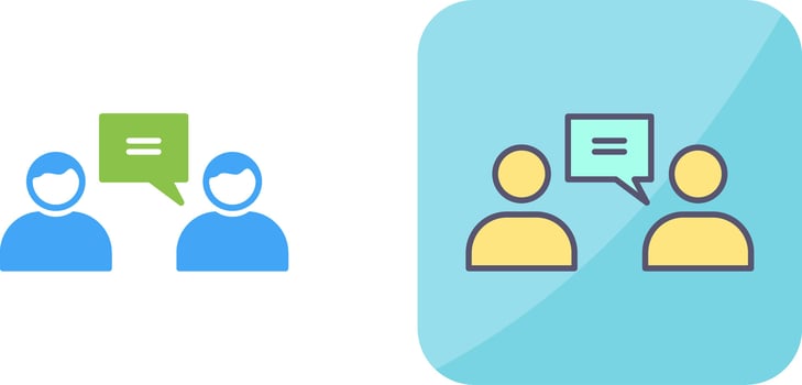 Customer Engagement Icon Design vector