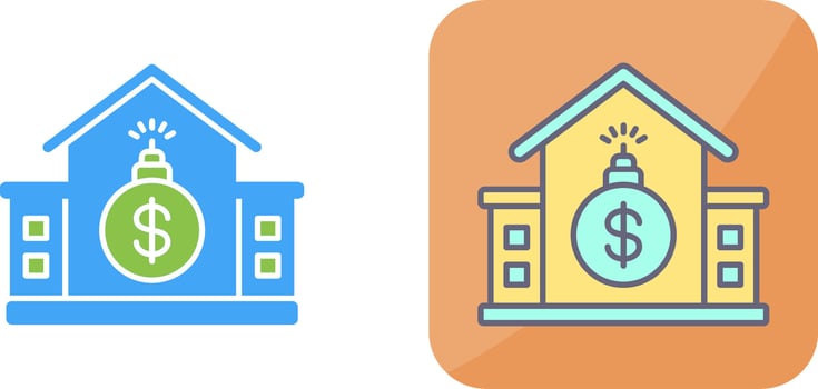 Debt Icon Design vector