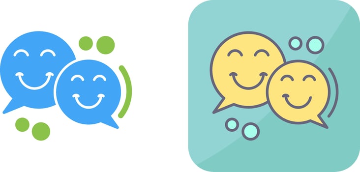Chatting Icon Design vector