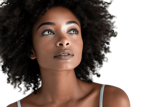 Brazilian hispanic afro woman isolated transparent background png