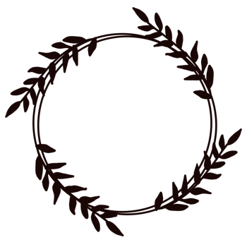 abstract floral frame png