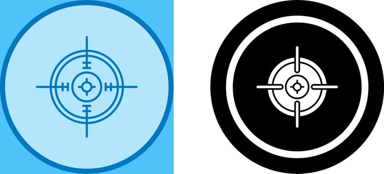 Aim Icon Design vector