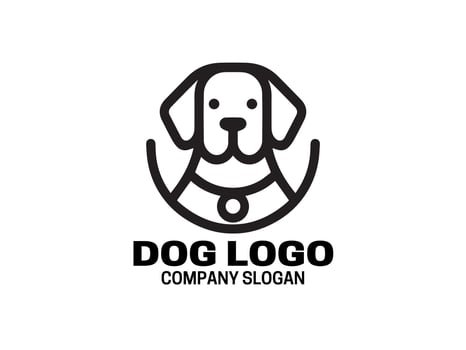Dog Logo Design Template vector