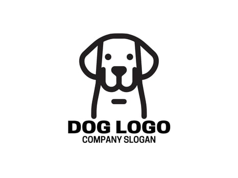 Dog Logo Design Template vector