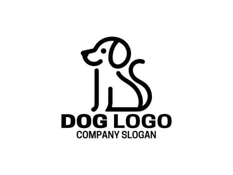 Dog Logo Design Template vector