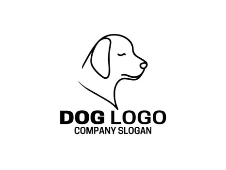 Dog Logo Design Template vector