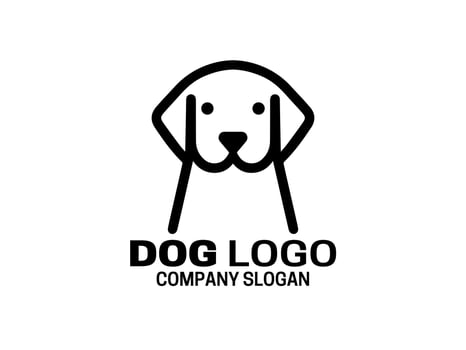 Dog Logo Design Template vector