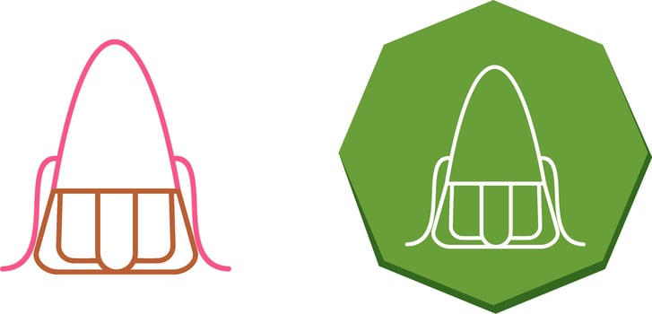 Bag Icon Design vector