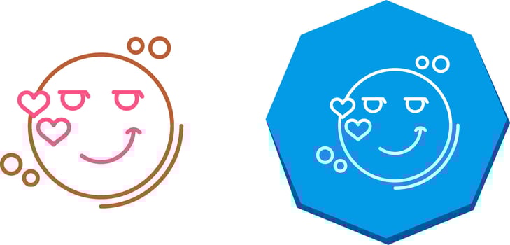 Flirty Icon Design vector