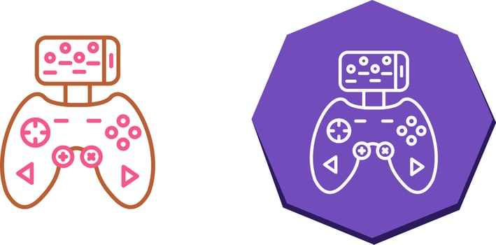 Game Controller Icon Design vector