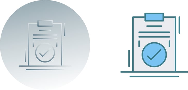 Checkmark Icon Design vector