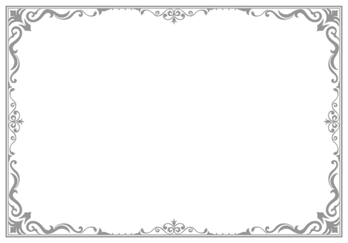 Thai pattern frame and gray vintage border for making cards png