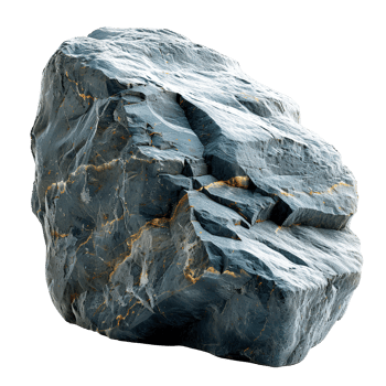 Rock. Stone isolated. Grey rock top view png