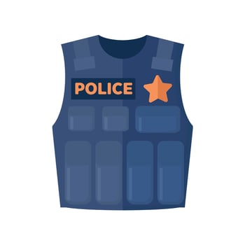 HugPolice vest icon clipart avatar logotype isolated illustration vector