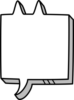 3d black and white color speech bubble balloon icon sticker memo keyword planner text box banner png
