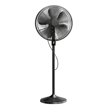 Breeze in Style Elevate Your Space with Stylish Stand Fans png