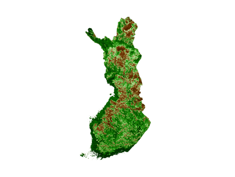 Finland Topographic Map 3d realistic map Color 3d illustration png