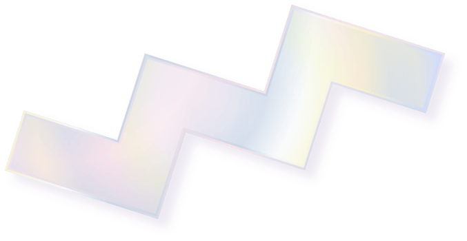 Hologram bubble speach and shape with metal foil gradient png