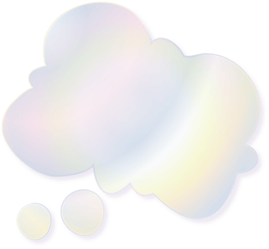 Hologram bubble speach and shape with metal foil gradient png