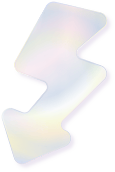 Hologram bubble speach and shape with metal foil gradient png