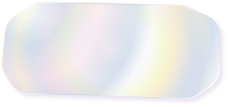 Hologram bubble speach and shape with metal foil gradient png