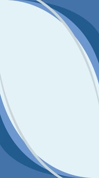 a blue and white abstract background with a blue oval vector