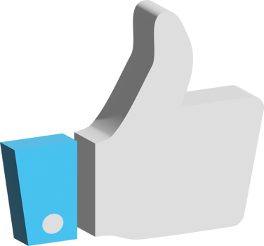 3D Icon thumbs up element png