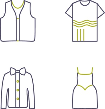 Swimming Vest and Accessory Icon vector