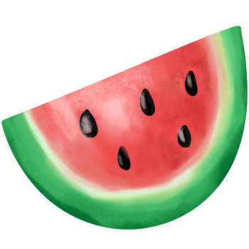 Watermelon for summer png