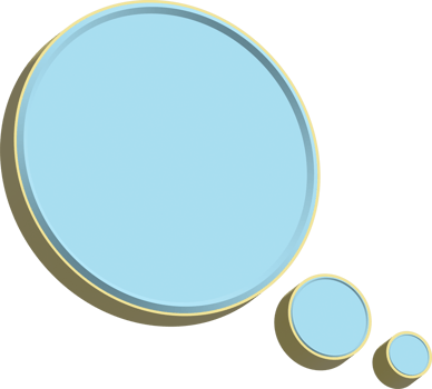 Speech bubble 3D png