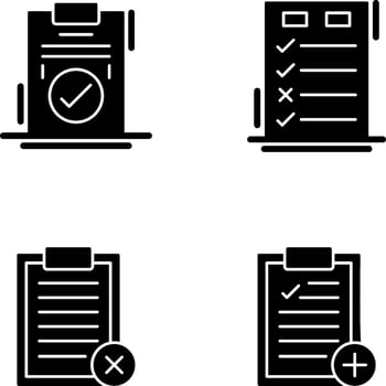 Today to Done Check List and Checkmark Icon vector