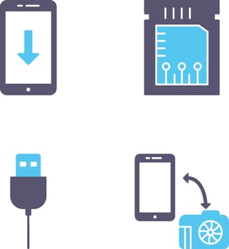 download and chip Icon vector