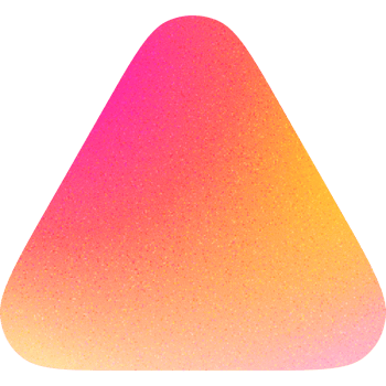 Cool Shape Rounded Triangular Silhouette Smooth Edges Soft Color Transition Rounded Simple Triangle Gradient with Noisy Effect Minimalist for Fashion Branding png