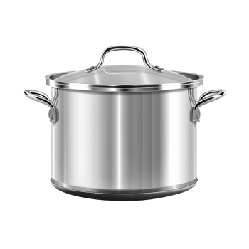 Kitchen pot isolated on transparent background png