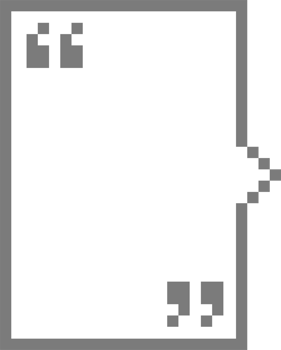 8bit retro game pixel speech bubble balloon with quotation marks, icon sticker memo keyword planner text box banner png