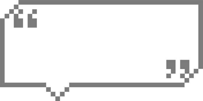8bit retro game pixel speech bubble balloon with quotation marks, icon sticker memo keyword planner text box banner png