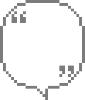 8bit retro game pixel speech bubble balloon with quotation marks, icon sticker memo keyword planner text box banner png