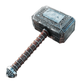 Thor stormbreaker isolated on transparent background png