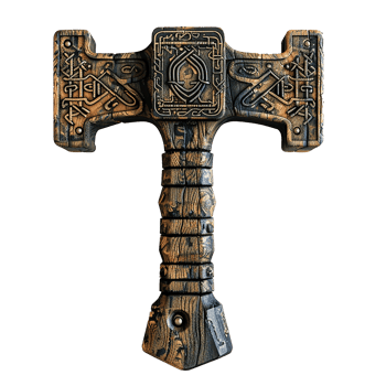 Thor stormbreaker isolated on transparent background png