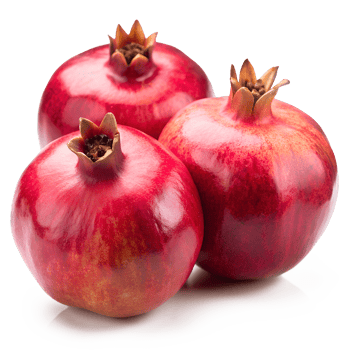 Three Fresh Pomegranates png